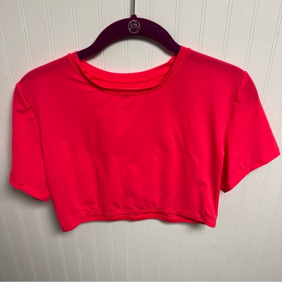 SKIMS Tops - Skims Fits Everybody Super Cropped T-Shirt Ultra Pink XL